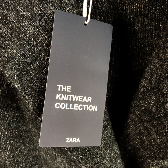 Zara Double Breasted Over Size Hooded Cardigan - Picture 7 of 8